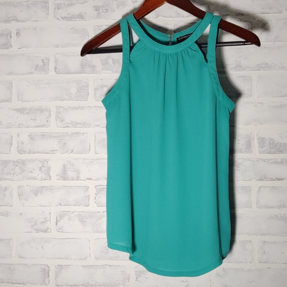 NWOT Express Jersey-Back Blouse